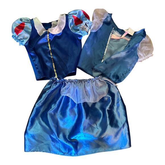 Disney Princess Snow White Cinderella Halloween Costume Girls Toddler 4-6T 3 PC - Picture 1 of 9